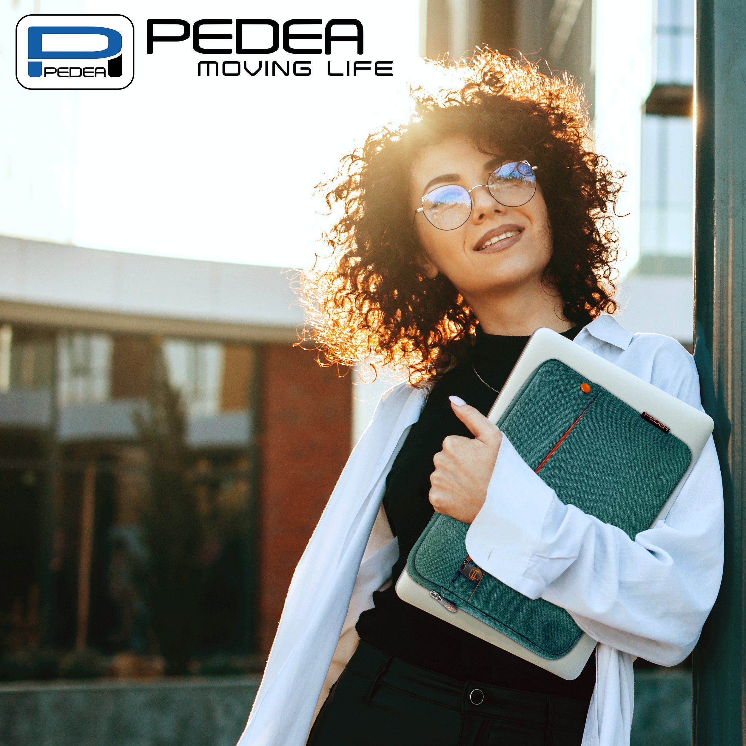 PEDEA Tablettasche FASHION Tablet Hülle mit Polsterung 10,1 / 11 Zoll (kompatible mit iPad, Huawei MatePad, Lenovo Tab, Samsung Galaxy Tab), Schutzhülle mit einer dicken Polsterung und weichem Innenfutter