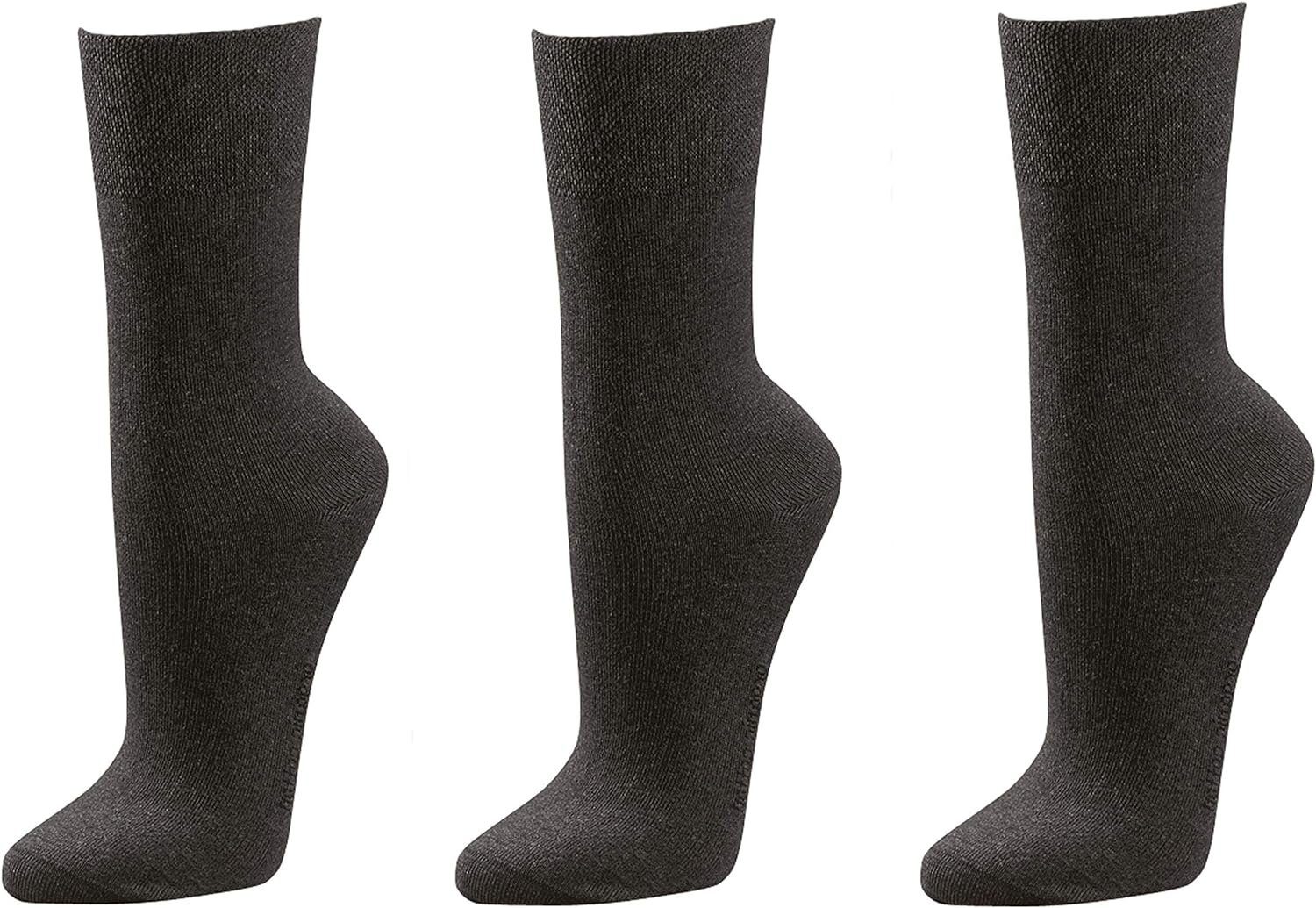 GROßE Antiloch-Garantie Paar Socken Männer mit 3 Schwarz GROßE Businesssocken für 24 TippTexx GRÖßEN