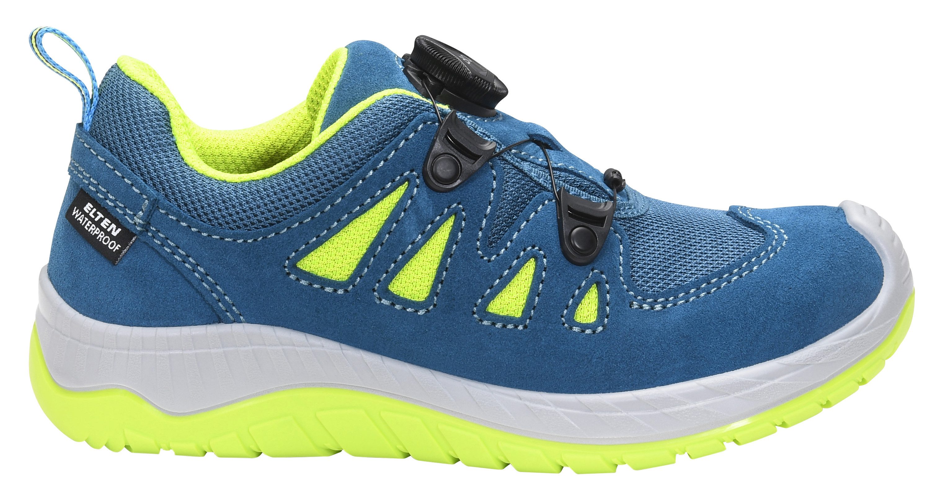 ELTEN MADDOX Kids BOA® petrol-lime Low Sicherheitsschuh (Schuhkarton, Paar)