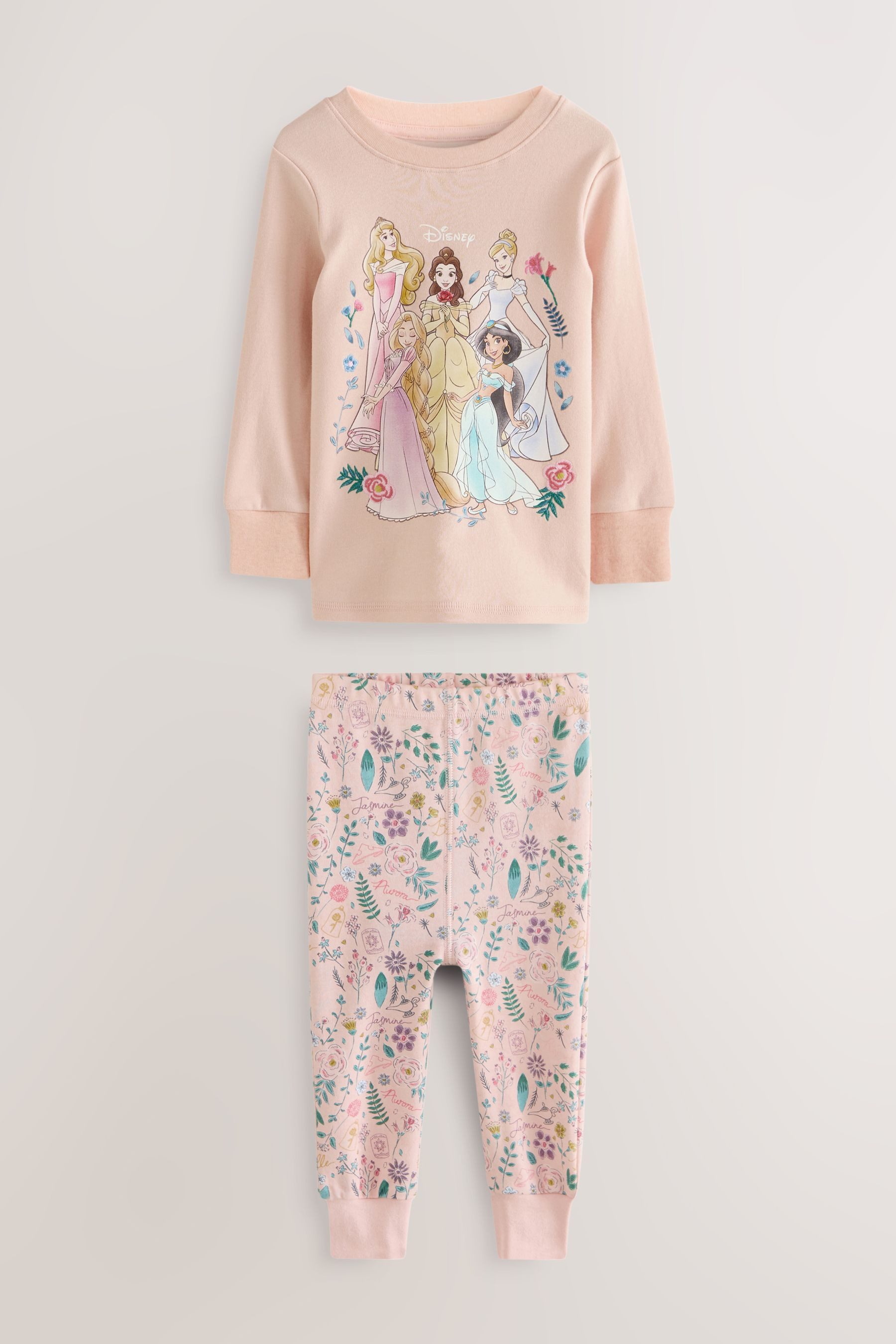 Next Pyjama Langärmelige Schlafanzug Disney Princess, 2er-Pack (4 tlg)