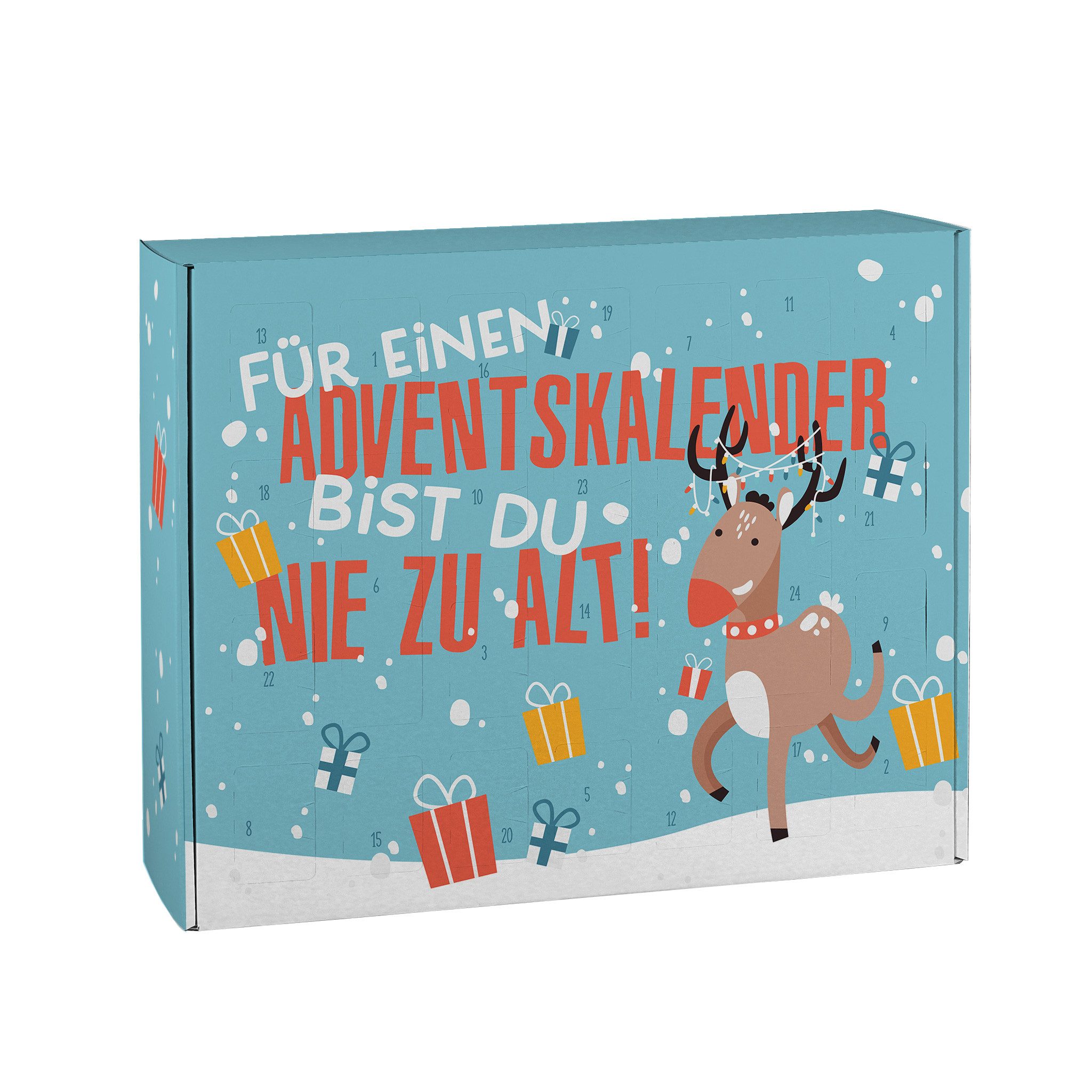 Herz & Heim befüllbarer Adventskalender mit festlichen Motiven zu Weihnachten - DIY Adventskalender, zum selbst Befüllen