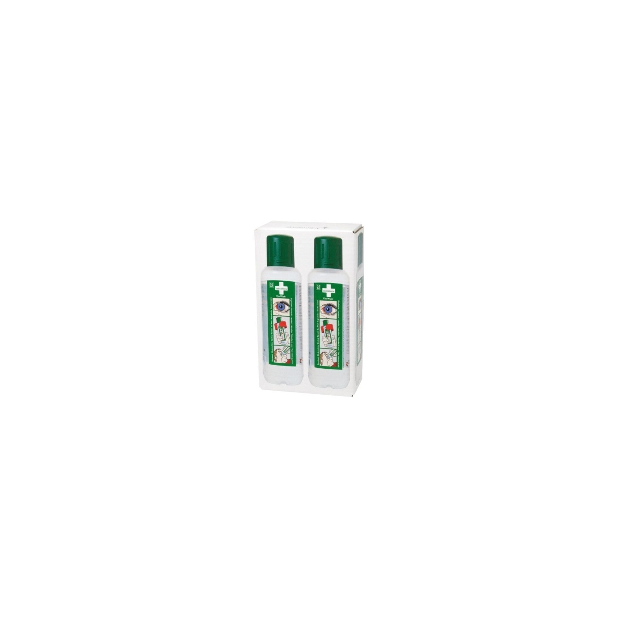 Orkla Care Erste-Hilfe-Set Augenspülflasche 2 x 0,5l DIN EN15154-4 CEDERROTH