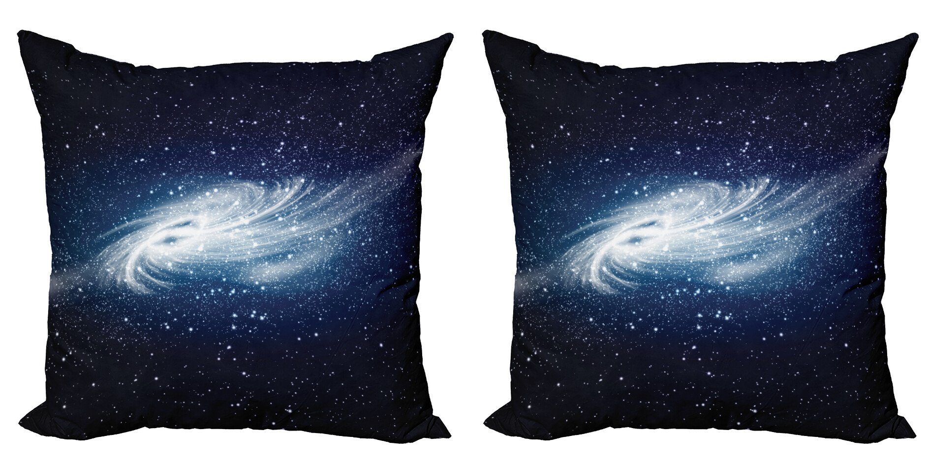 Kissenbezüge Modern Accent Doppelseitiger Digitaldruck, Abakuhaus (2 Stück), Nebel Milchstraße-Galaxie Weltraum