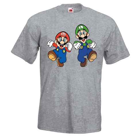 Youth Designz T-Shirt Mario & Luigi Herren T-Shirt mit modischem Frontprint