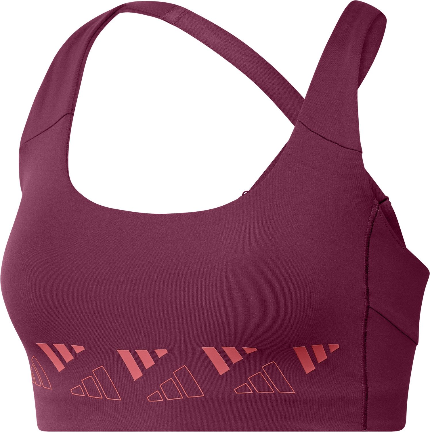 adidas Sportswear Sport-BH TRN MS 3B LOGO Damen Sport-BH lila