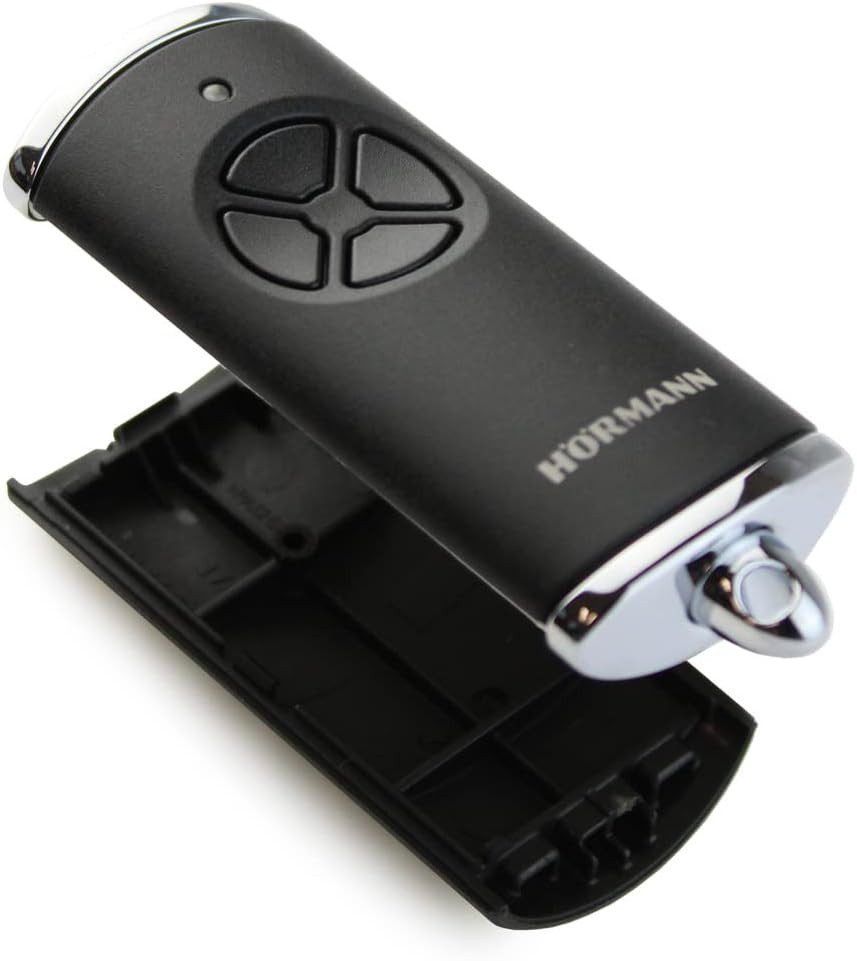 Hörmann Türöffner Hörmann Ersatz Gehäuse HSE 4 für Handsender 4-Tasten, schwarz/Chrom