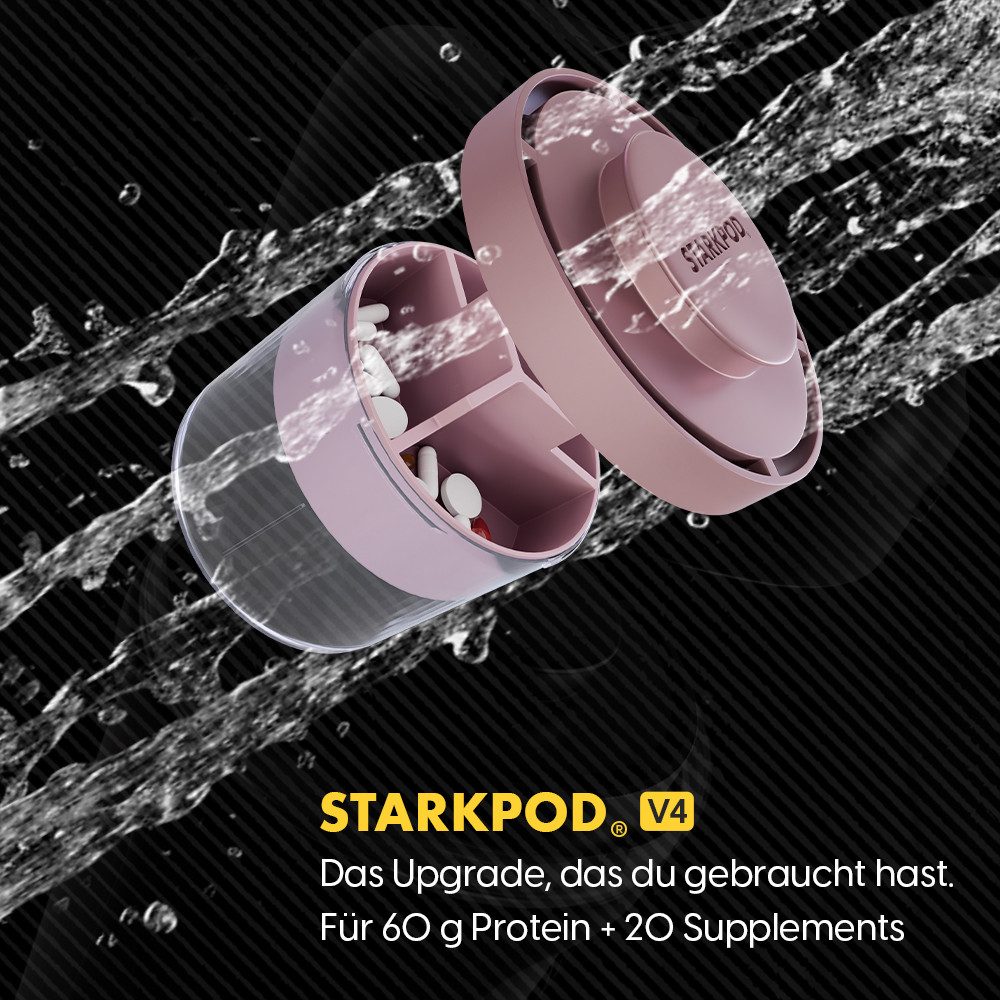 STARKFELD Elektrischer Shaker STARKSHAKE® V4 – „ausgeziechnet als bester elektrischer Shaker“, 30 W, 650 ml, Selbstreinigend