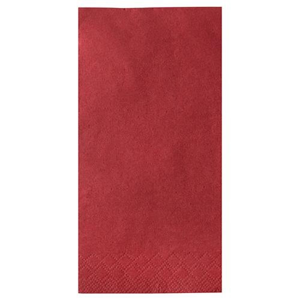 PAPSTAR Papierserviette 250 Servietten, 3-lagig 1/8-Falz 40 cm x 40 cm bordeaux