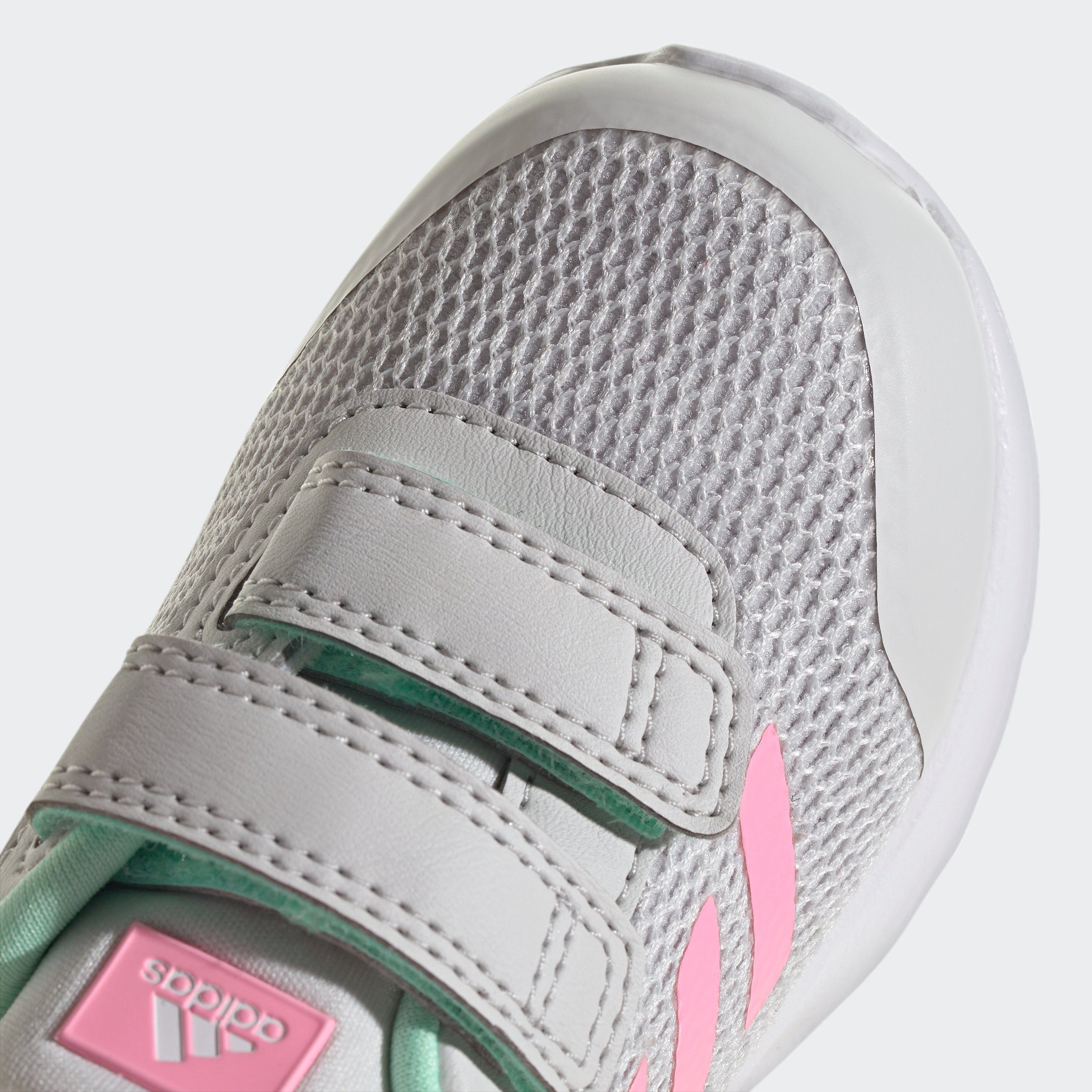 TENSAUR mit grau-rosa Sportswear adidas Klettverschluss Sneaker RUN