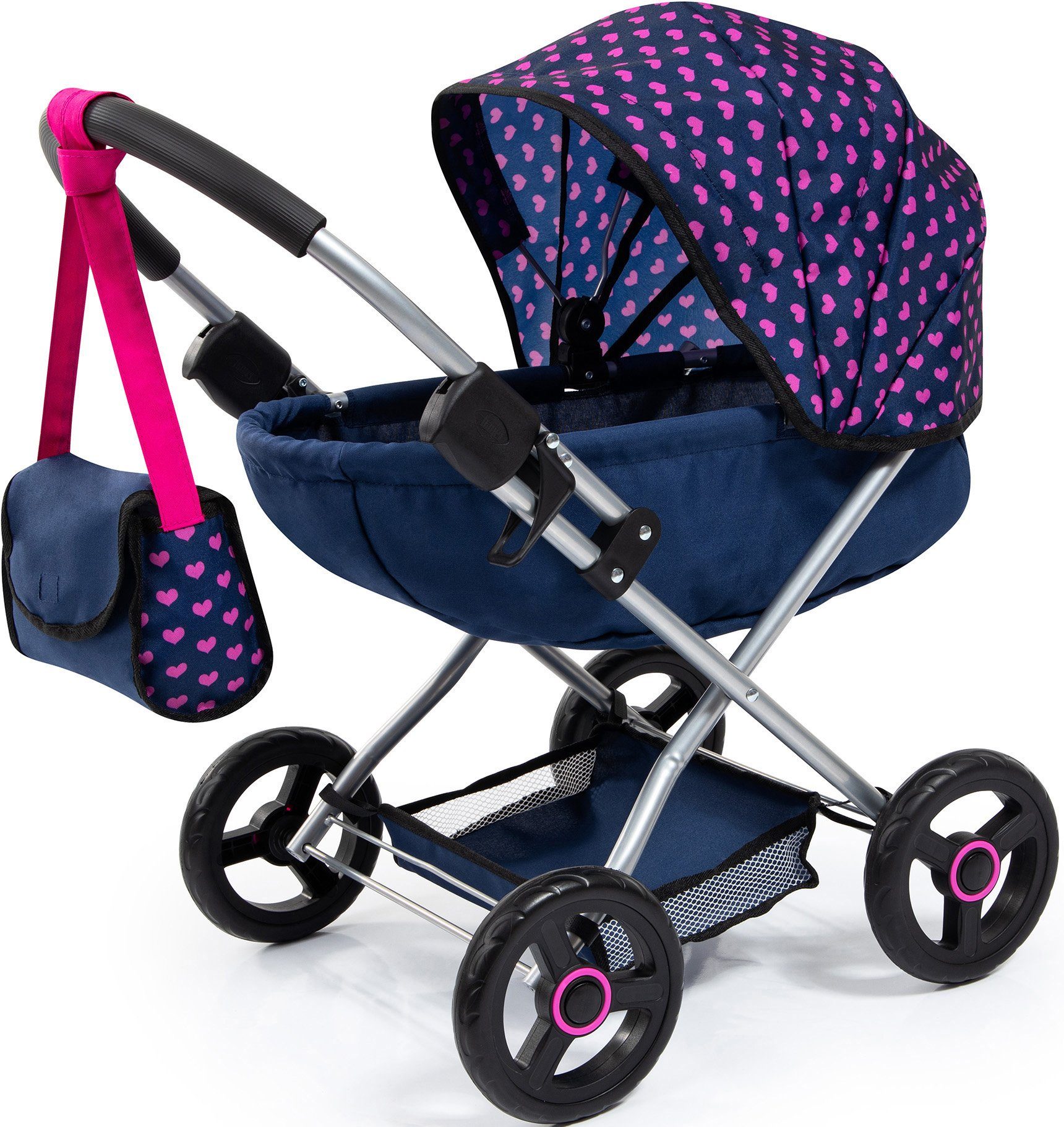 Bayer Puppenwagen Cosy, mit Wickeltasche