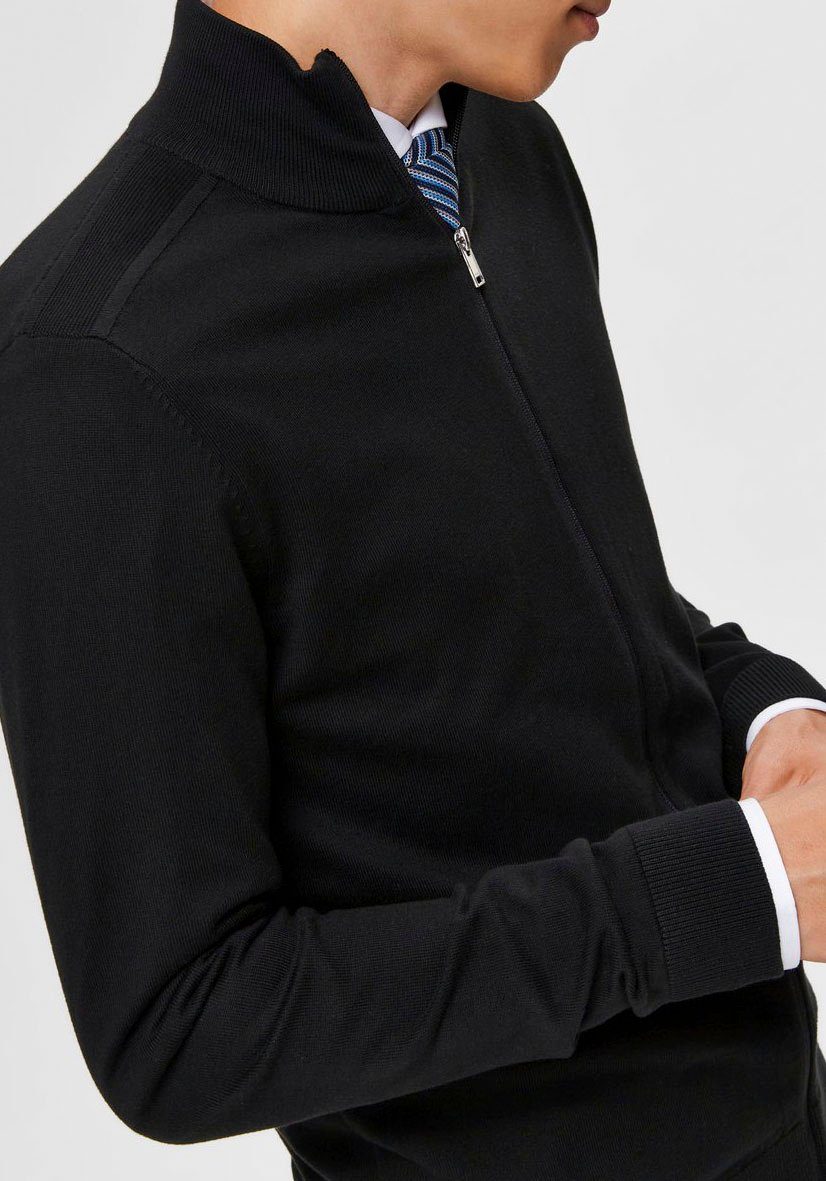 Selected Strickjacke SLHBERG FULL ZIP CARDIGAN NOOS günstig online kaufen