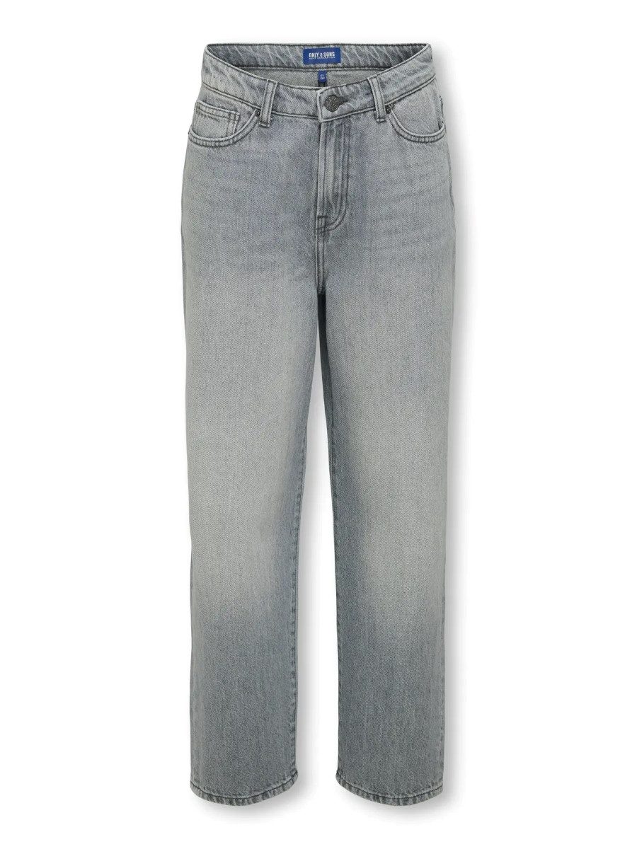 ONLY & SONS junior Weite Jeans OSJFADE LOOSE (1-tlg) weites gerades Bein