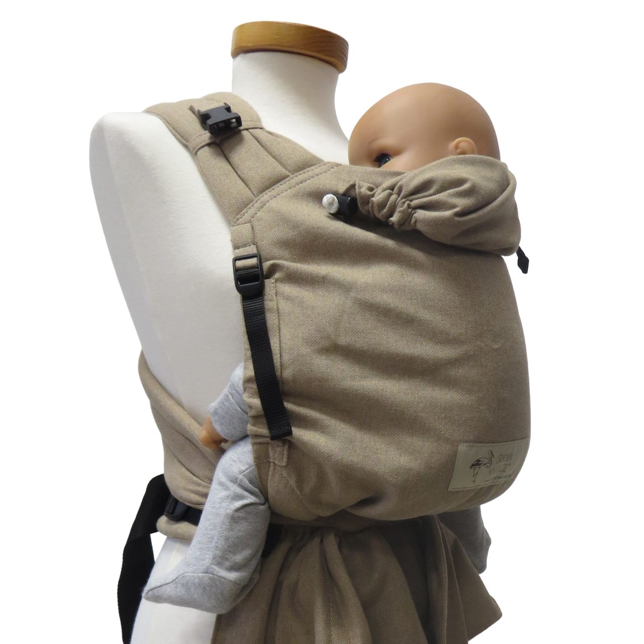 Storchenwiege Babytrage Storchenwiege Babytrage mit gepolsterten Trägern, für Babys ab Geburt