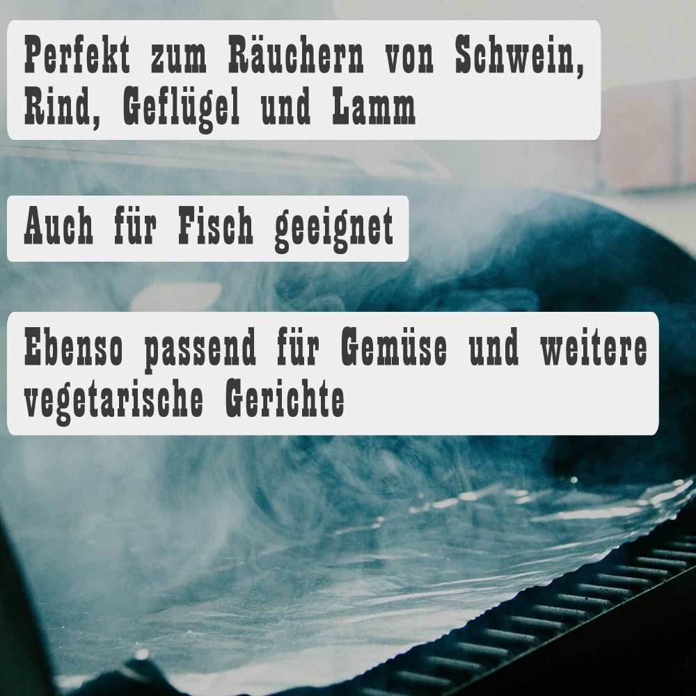 Grillmaster Räucherspäne Räucherklötze 2-4 Smoken Räuchern Feuer, Buche Grill 2 Chunks BBQ kg kg