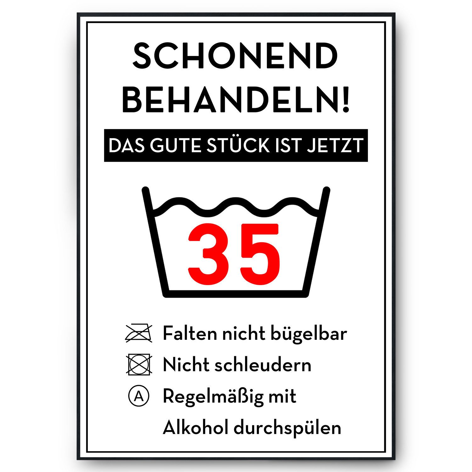 Tigerlino Poster Geburtstag Geschenk Urkunde Lustig günstig online kaufen