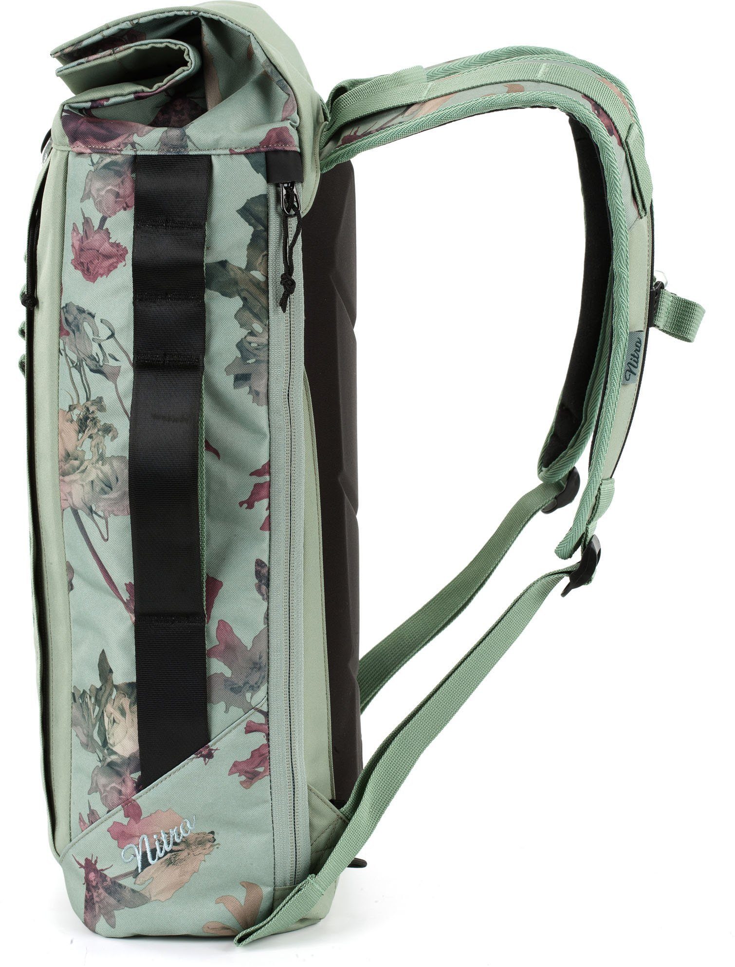 Freizeitrucksack Flower, Laptopfach mit NITRO Dead Scrambler,