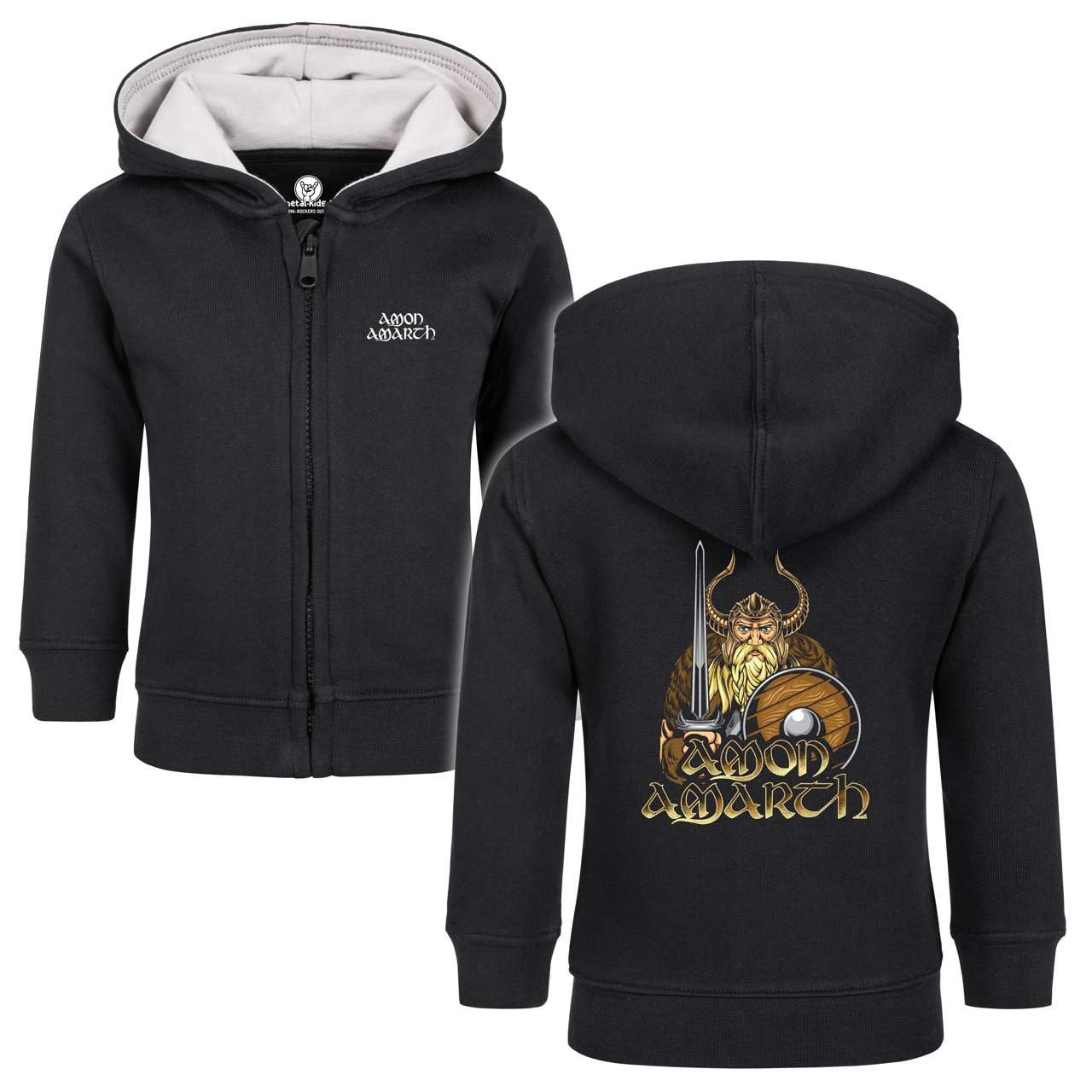 Kapuzensweatjacke mit Amon Amarth (Viking) Aufdruck für Babys (0–24 M)