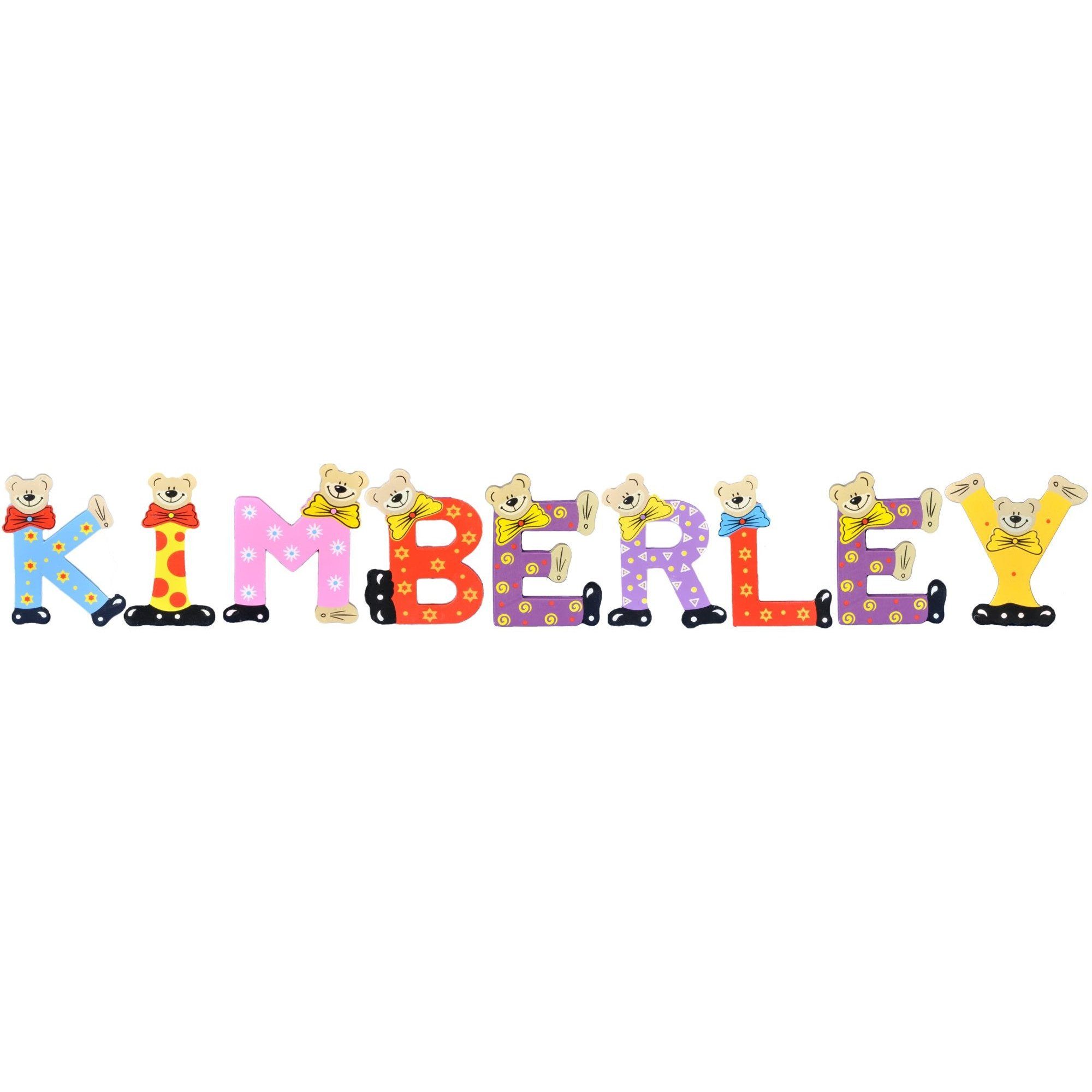 Deko-Buchstaben Namen-Set, Holz-Buchstaben St), - sortiert Playshoes KIMBERLEY Kinder 9 (Set,