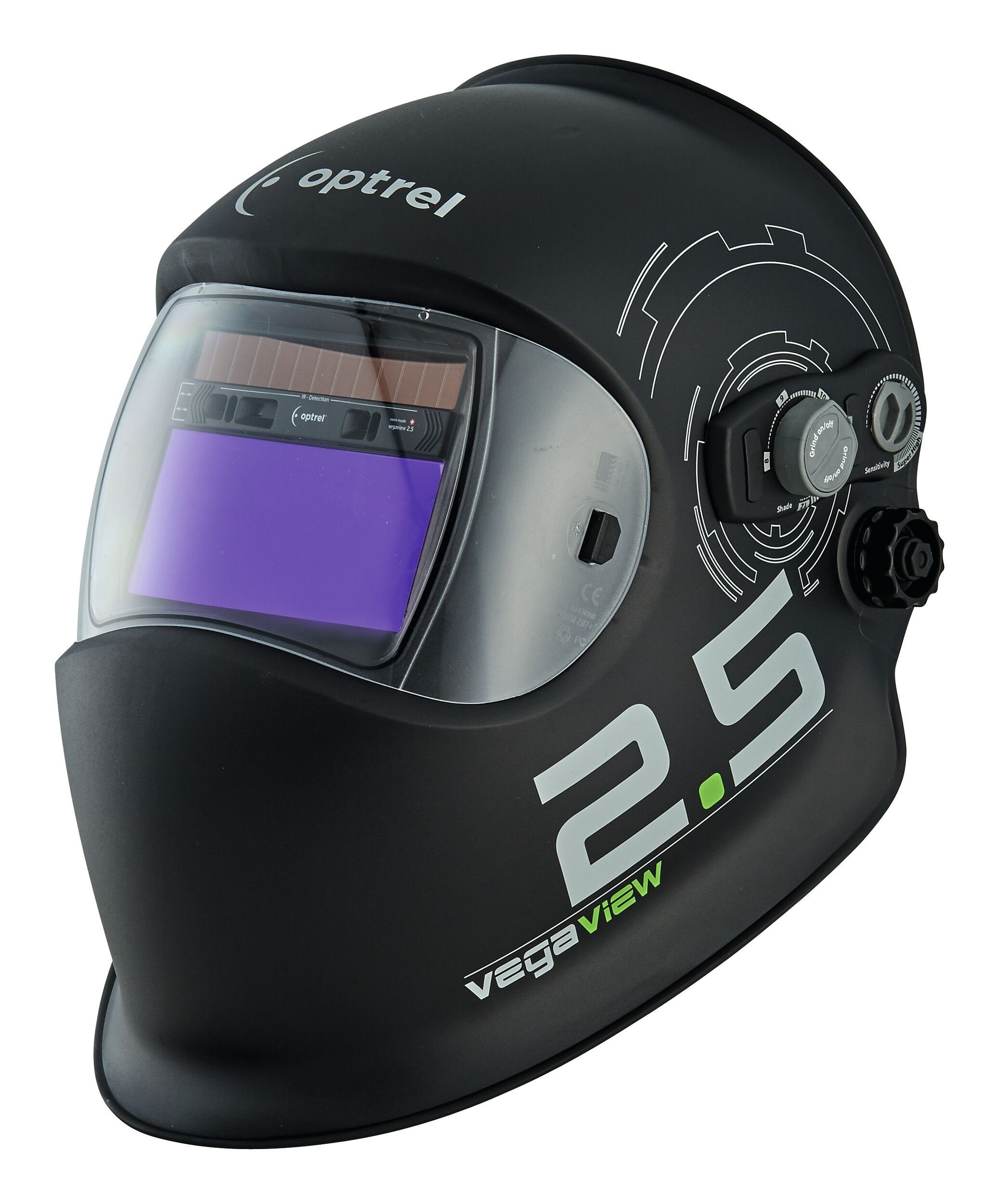 optrel® Kopfschutz, Schweißerhelm vegaview2.5 schwarz