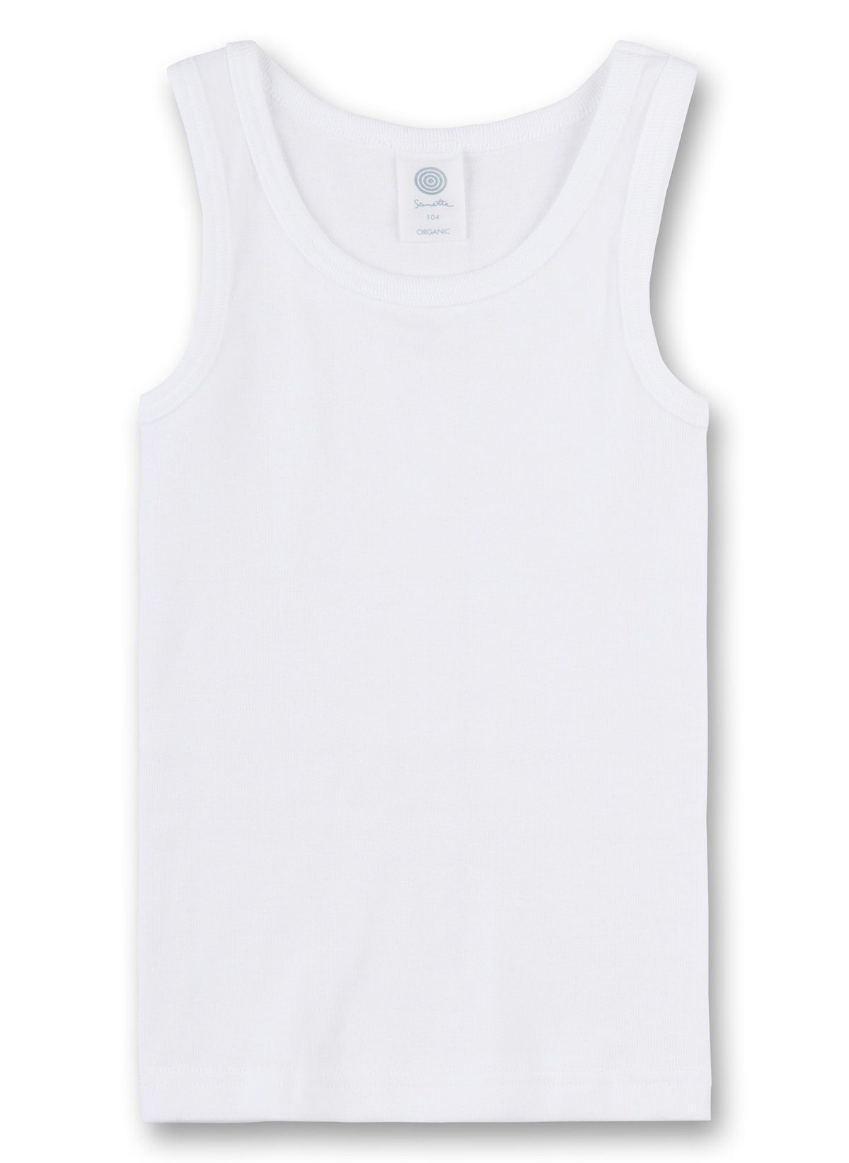 Weiß Tank - Shirt Sanetta Pack 3er Unterhemd Jungen Arme, Unterhemd ohne