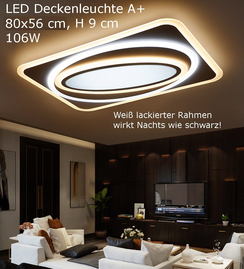 Eurotondisplay LED Deckenleuchte LED Deckenleuchte Deckenlampe günstig online kaufen
