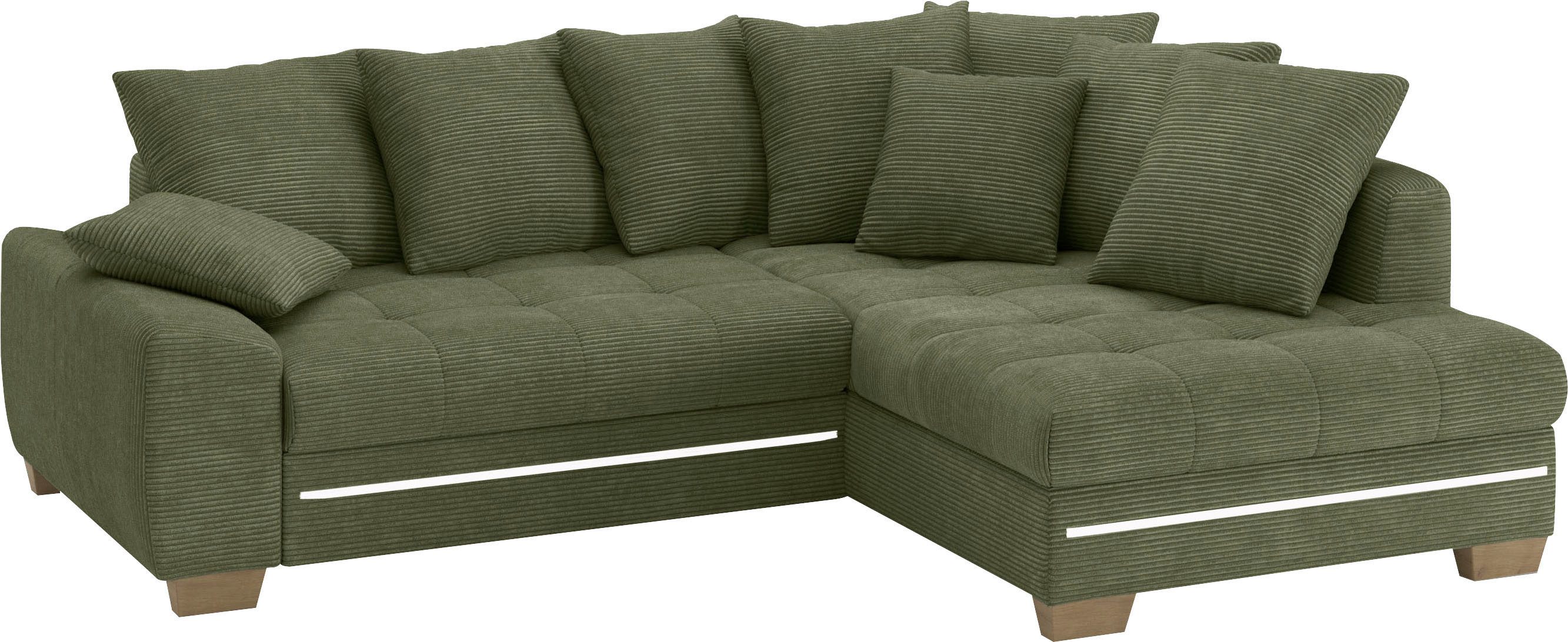 Mr. Couch Ecksofa Nikita II, L-Form, mit RGB-LED Beleuchtung, wahlweise mit günstig online kaufen