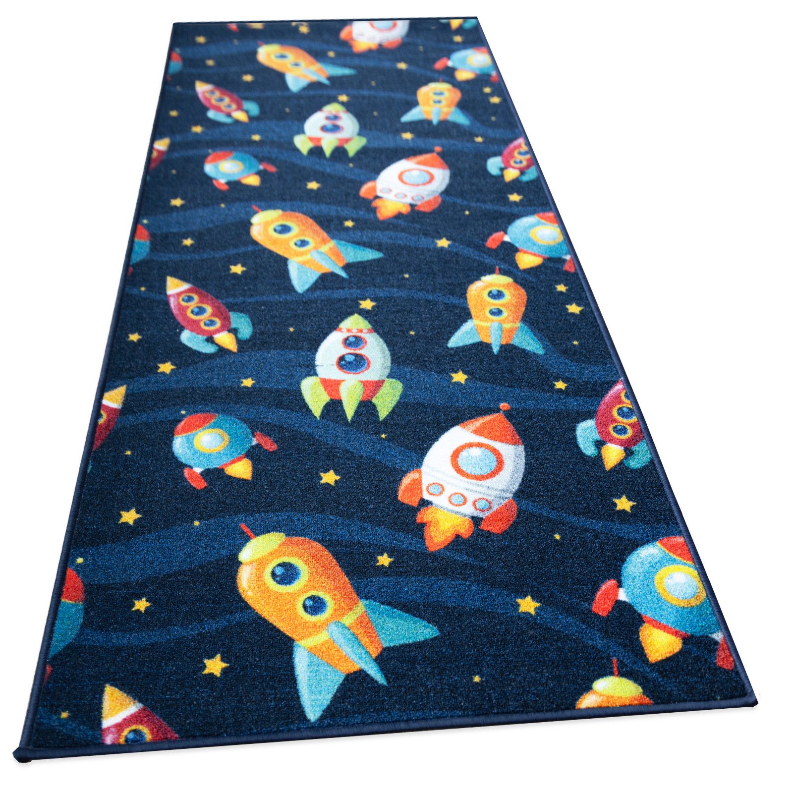 Kubus Kinderteppich Ball&Space, Teppich für Jungen und Mädchen, Erhältlich günstig online kaufen