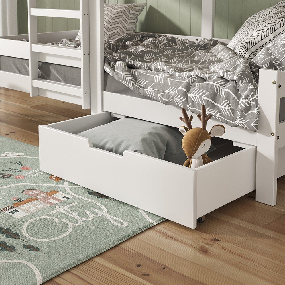 VitaliSpa® Bettschubkasten Teddy, Weiß, 92 x günstig online kaufen