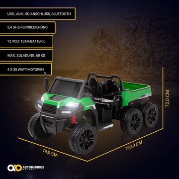 Actionbikes Motors Elektro-Kinderauto Elektroauto A730 UTV, mit Fernbedienung - USB - AUX - Soft Start - Bremsautomatik