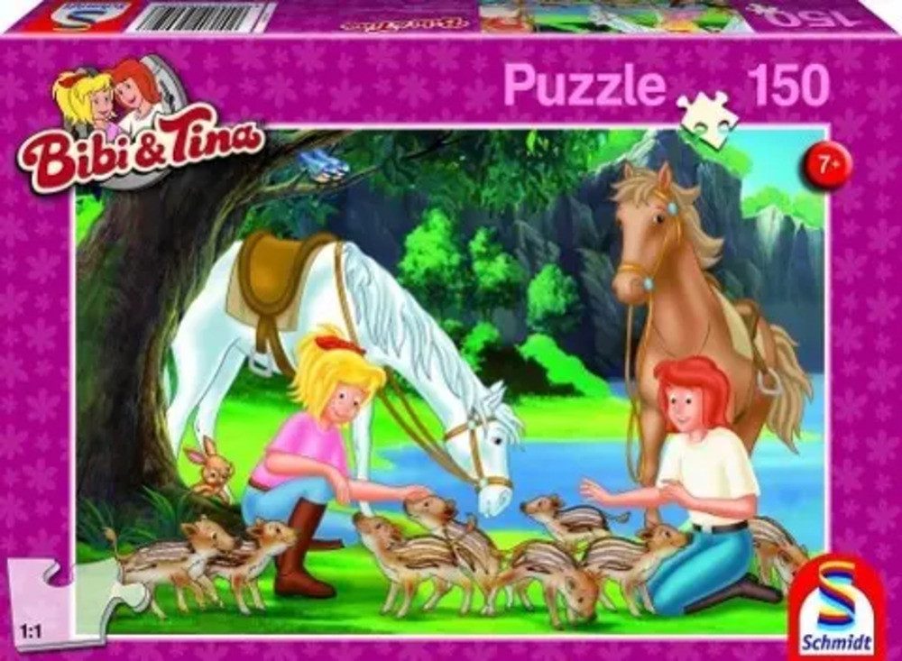 Puzzle Bibi & Tina, Am Steinbruch, 150 Teile