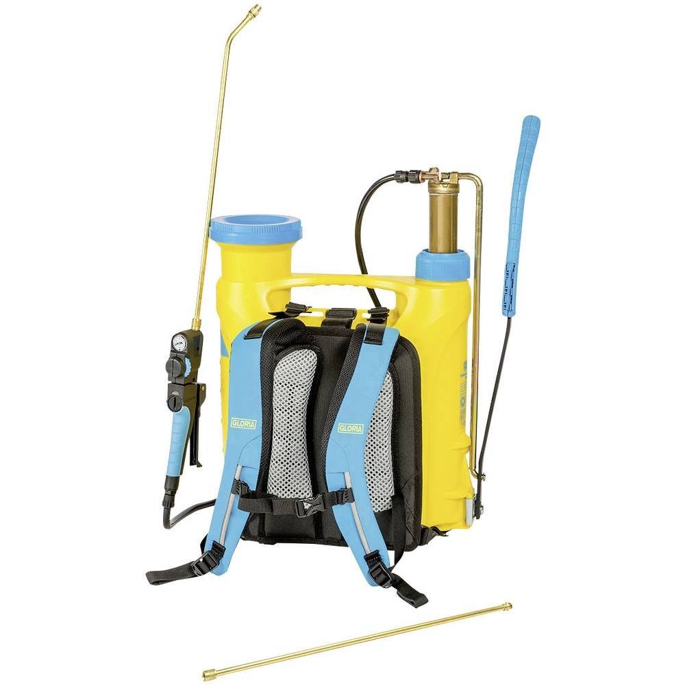 Gloria Drucksprühgerät Kolbenrückensprühgerät - 13 l Rückenspritze, Gartenspritze 000058.0000