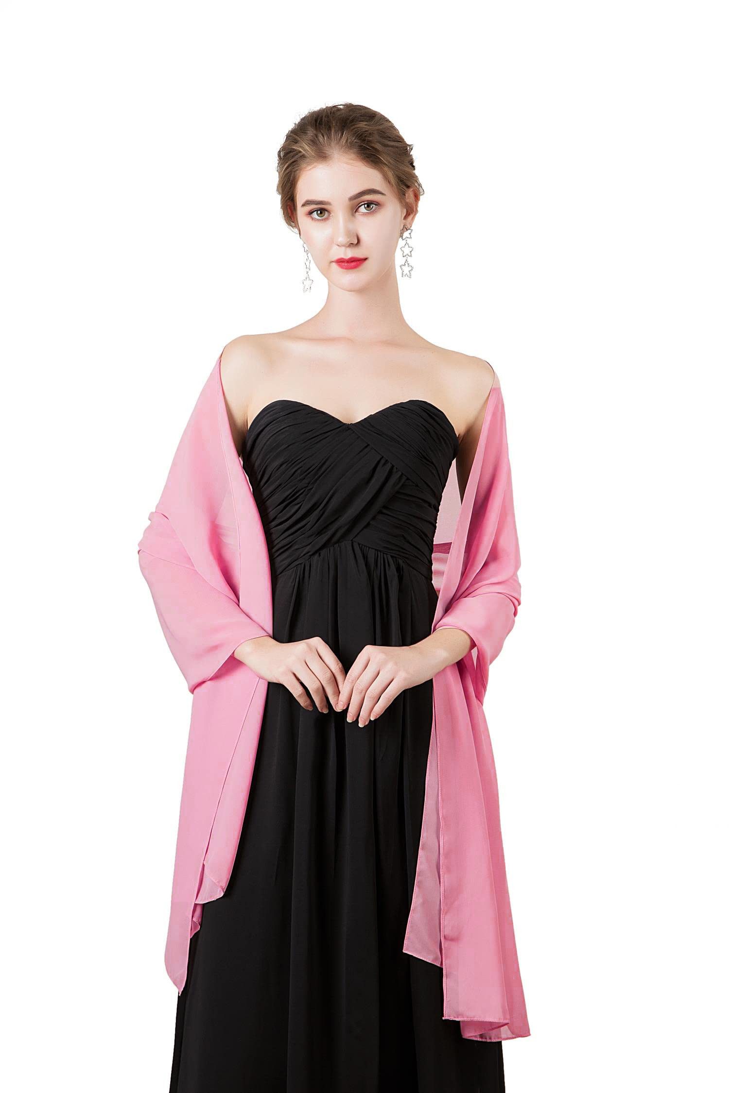 Cachito Modeschal Eleganter Damen Schal – Weiche Stola, (1-St), für Abendkleider, Hochzeiten & festliche Anlässe – Bild 3 von 5