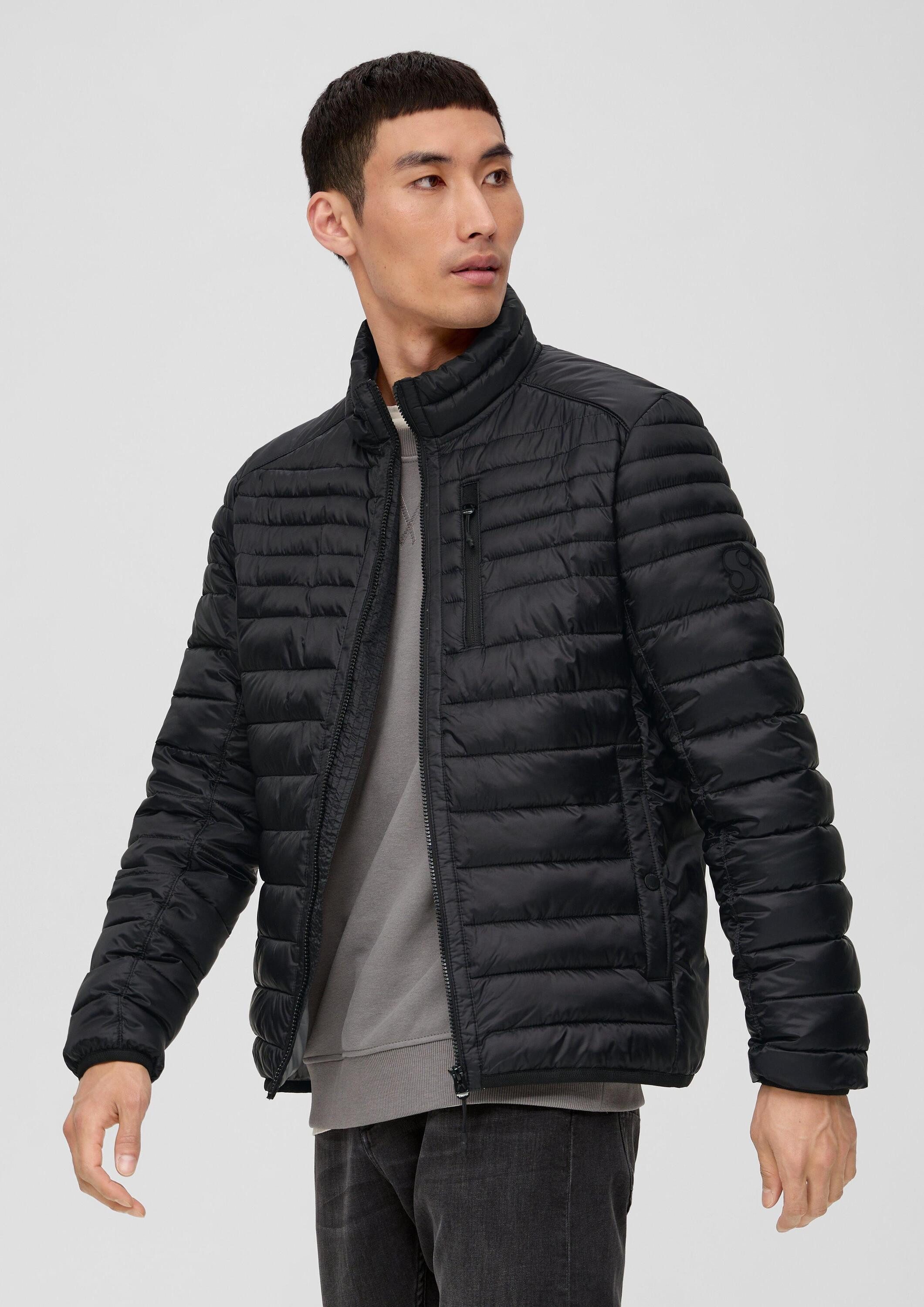 s.Oliver Funktionsjacke Outdoor-Jacke Steppjacke mit Stehkragen