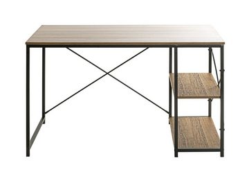 freiraum Schreibtisch 23897, in schwarz-eiche - 120x74x60cm (BxHxT)