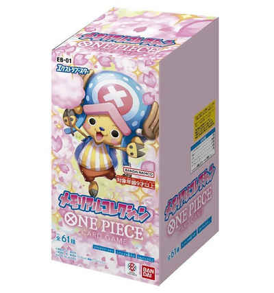 BANDAI NAMCO Sammelkarte One Piece Card Game: Memorial Collection EB-01 Display (24 Booster), Achtung! Sprache: JAPANISCH!