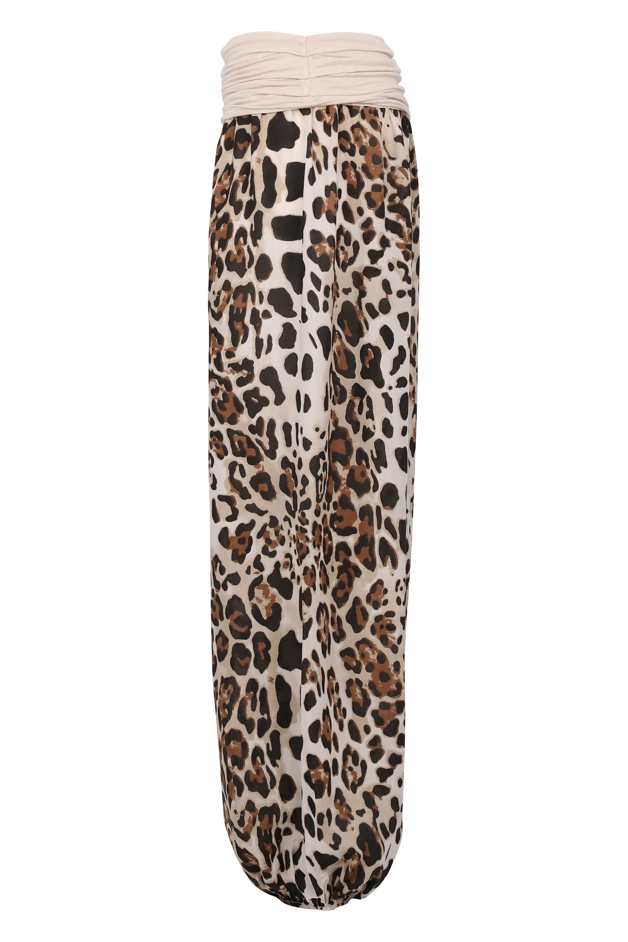 malito more than fashion Haremshose Pumphose Leo Print 1484 dünne leichte Freizeithose im Leo Print
