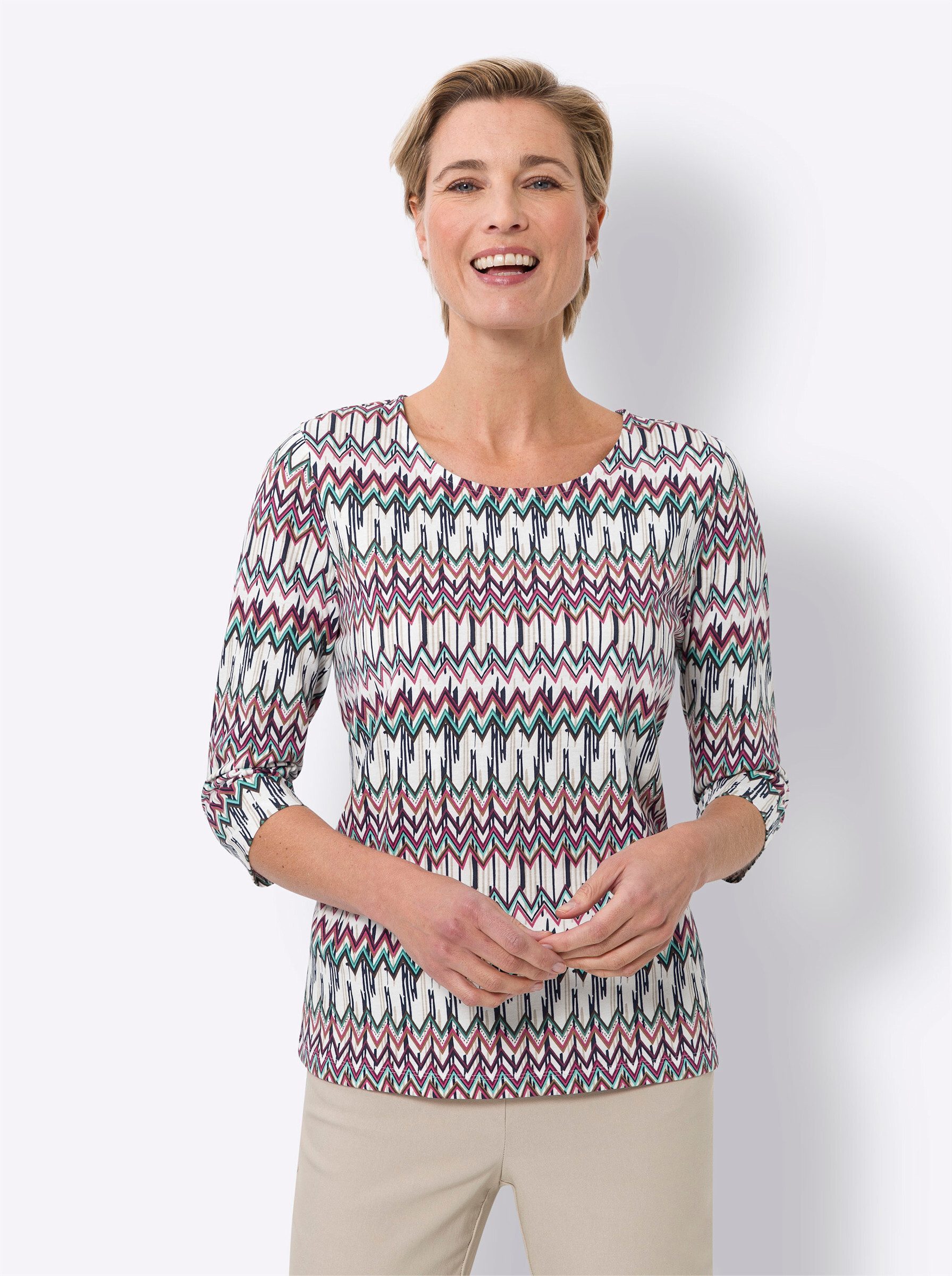 T-Shirt 3/4-Arm-Shirt 3/4-Arm