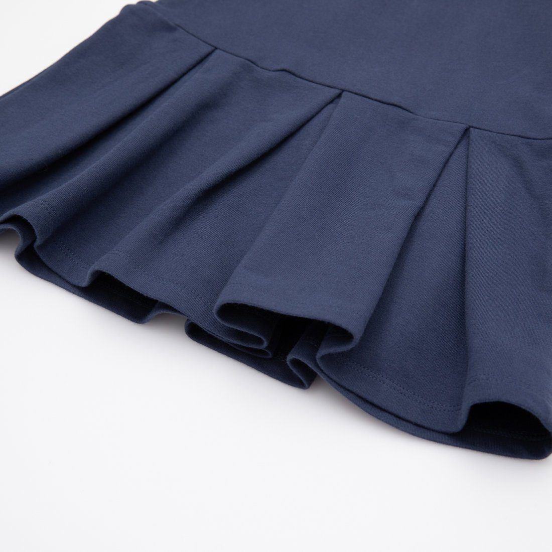 Sigikid A-Linien-Kleid Sigikid Pullover (1-tlg) dunkelblau Kapuze Langarm Kleid