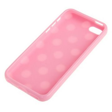 König Design Handyhülle Apple iPhone 5c, Apple iPhone 5c Handyhülle Backcover Rosa