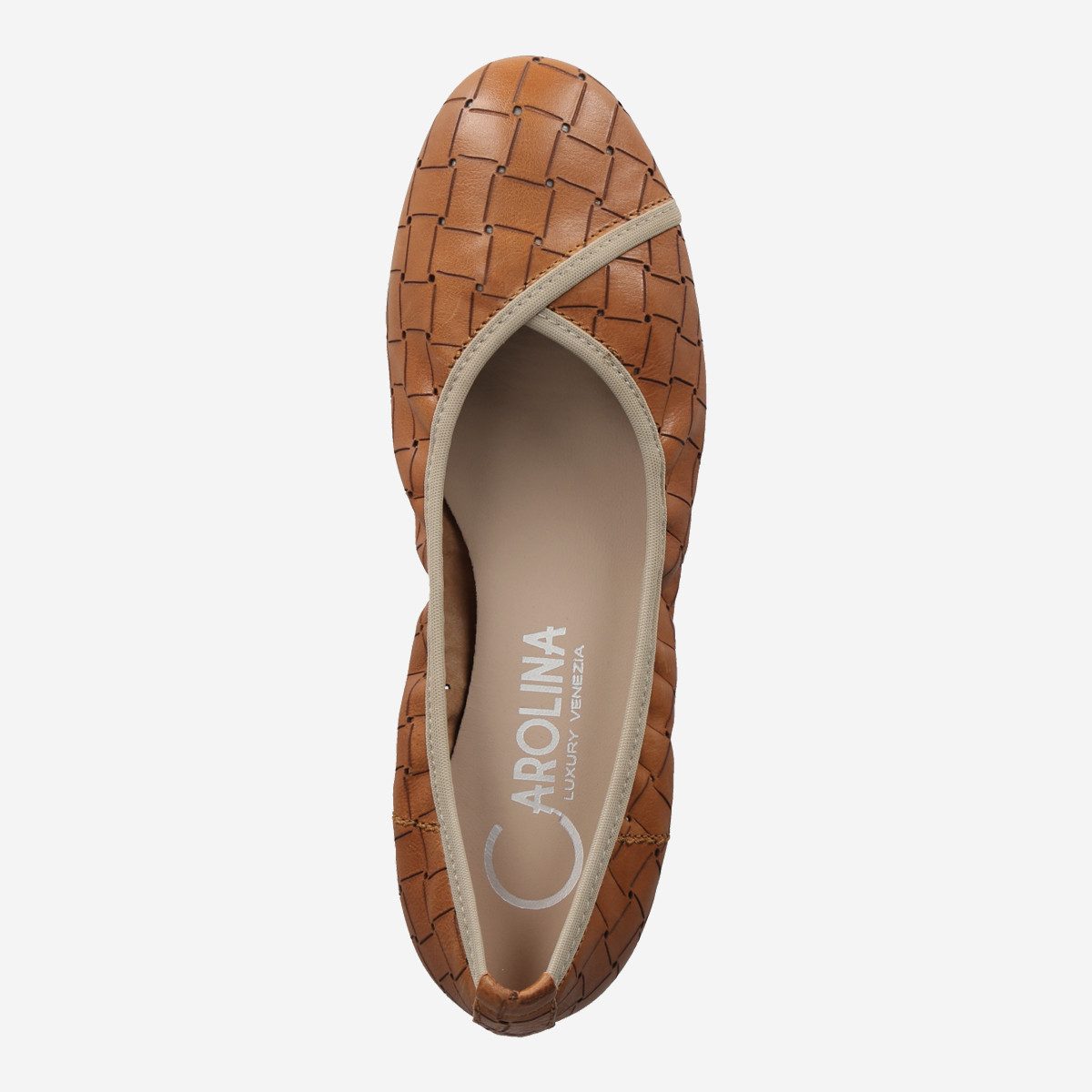 Donna Carolina Donna Carolina 43.170.187-002, Ballerina, Braun, mittel, Damen Ballerina