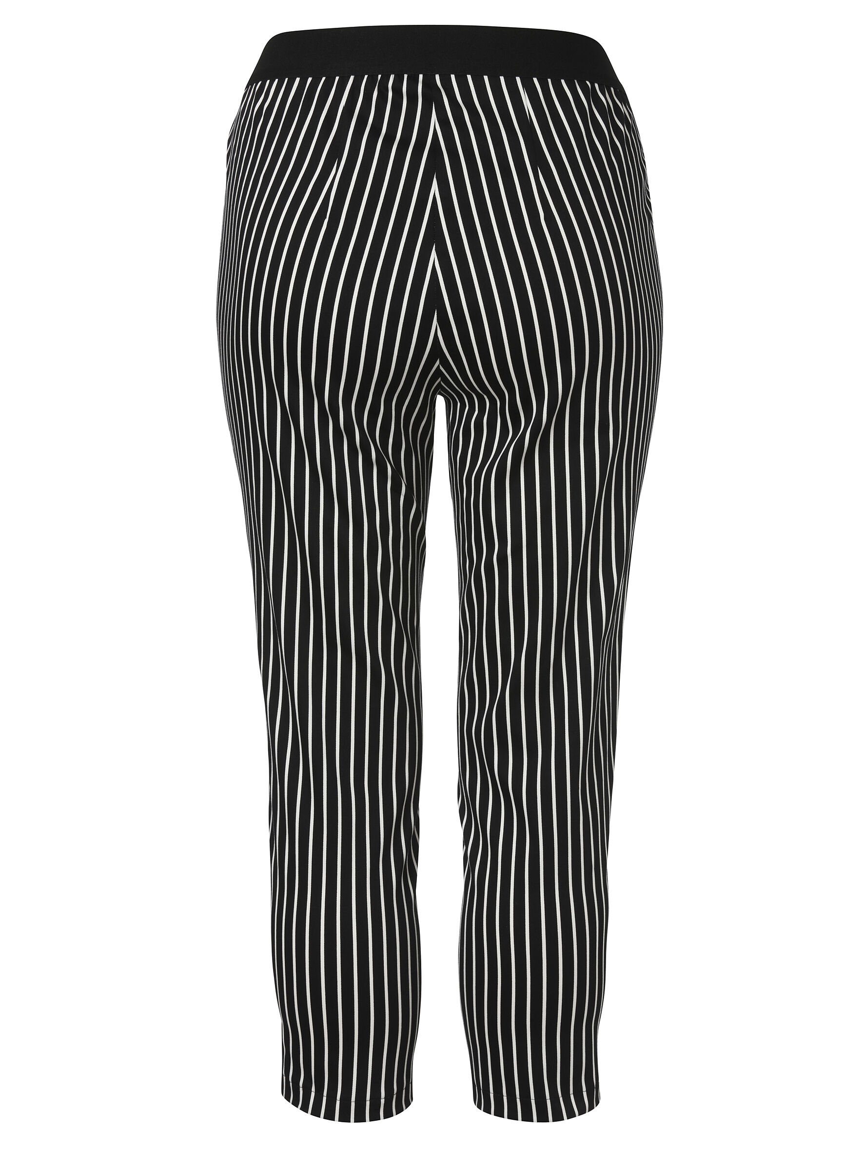 VIA APPIA DUE Stoffhose im modernen Streifen-Design