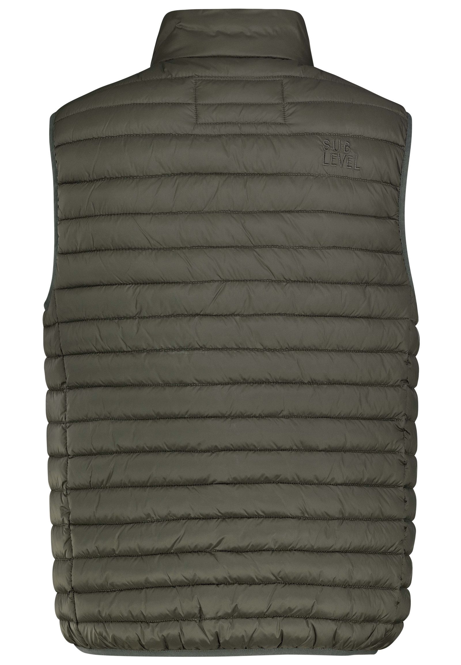 SUBLEVEL Funktionsweste Leichtes, gestepptes Design mit Stehkragen (1-tlg) H50076XB80130_Jacket