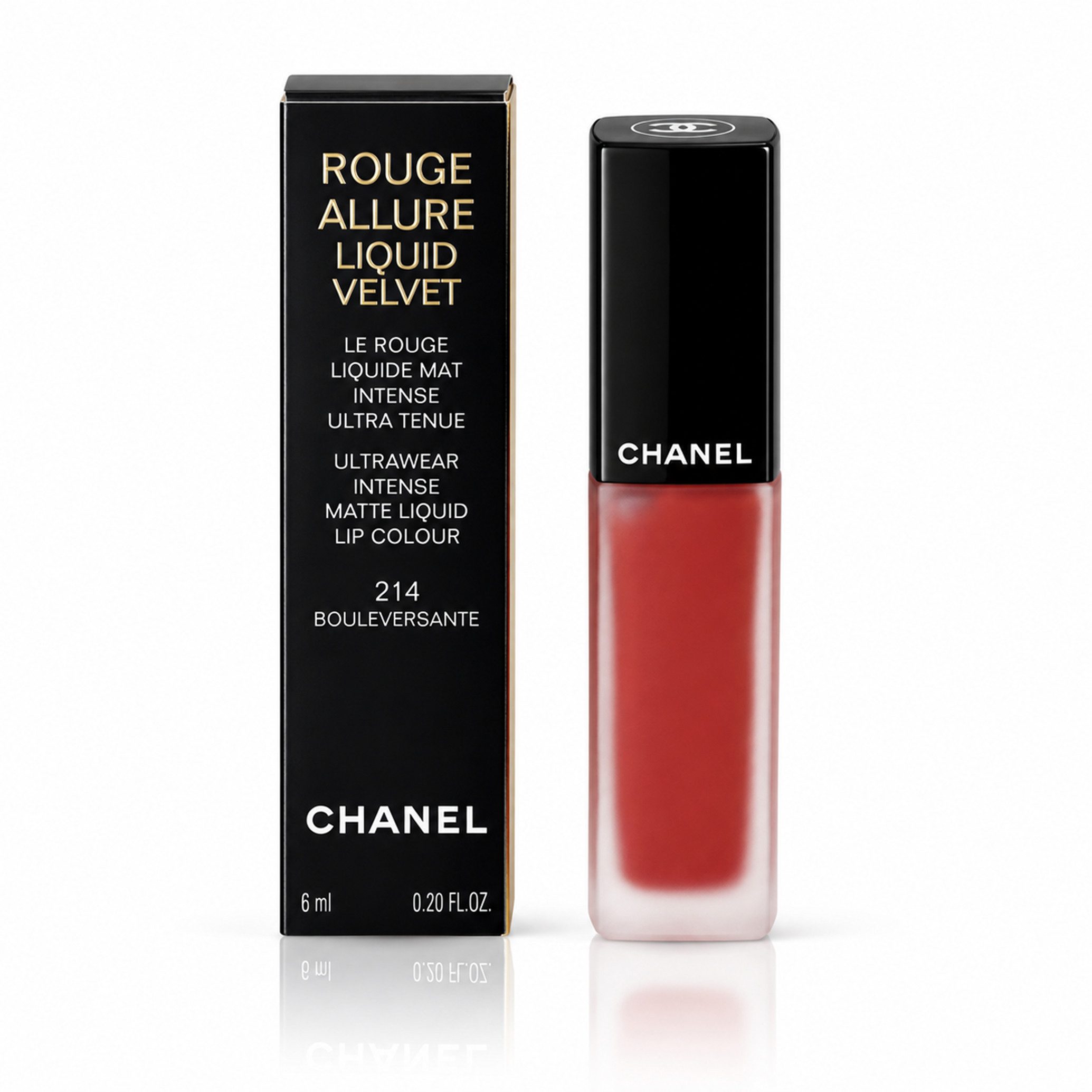 CHANEL Lippenstift Chanel Rouge Allure Liquid Velvet Matte Lipgloss 214 Bouleversante