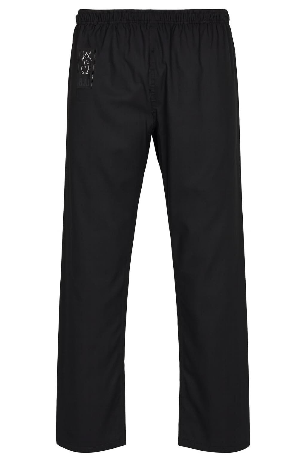 BAY-Sports Sporthose Kampfsporthose TRADITIONAL BASIC Schwarz Karate 8 UZ Mischgewebe 20 % Baumwolle, 80 % Polyester, 8 Unzen, mittelschwer, strapazierfähig