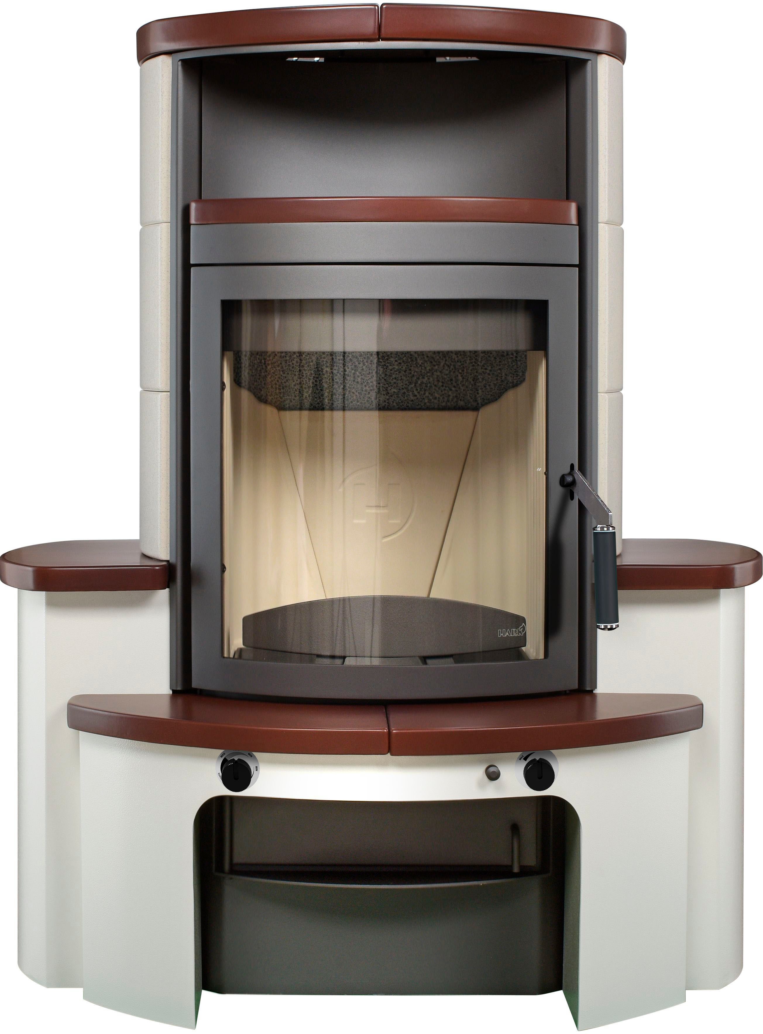 HARK Kaminofen »Avenso GT ECOplus 6 KW«, 6 kW, Dauerbrand, jola-braun/stone
