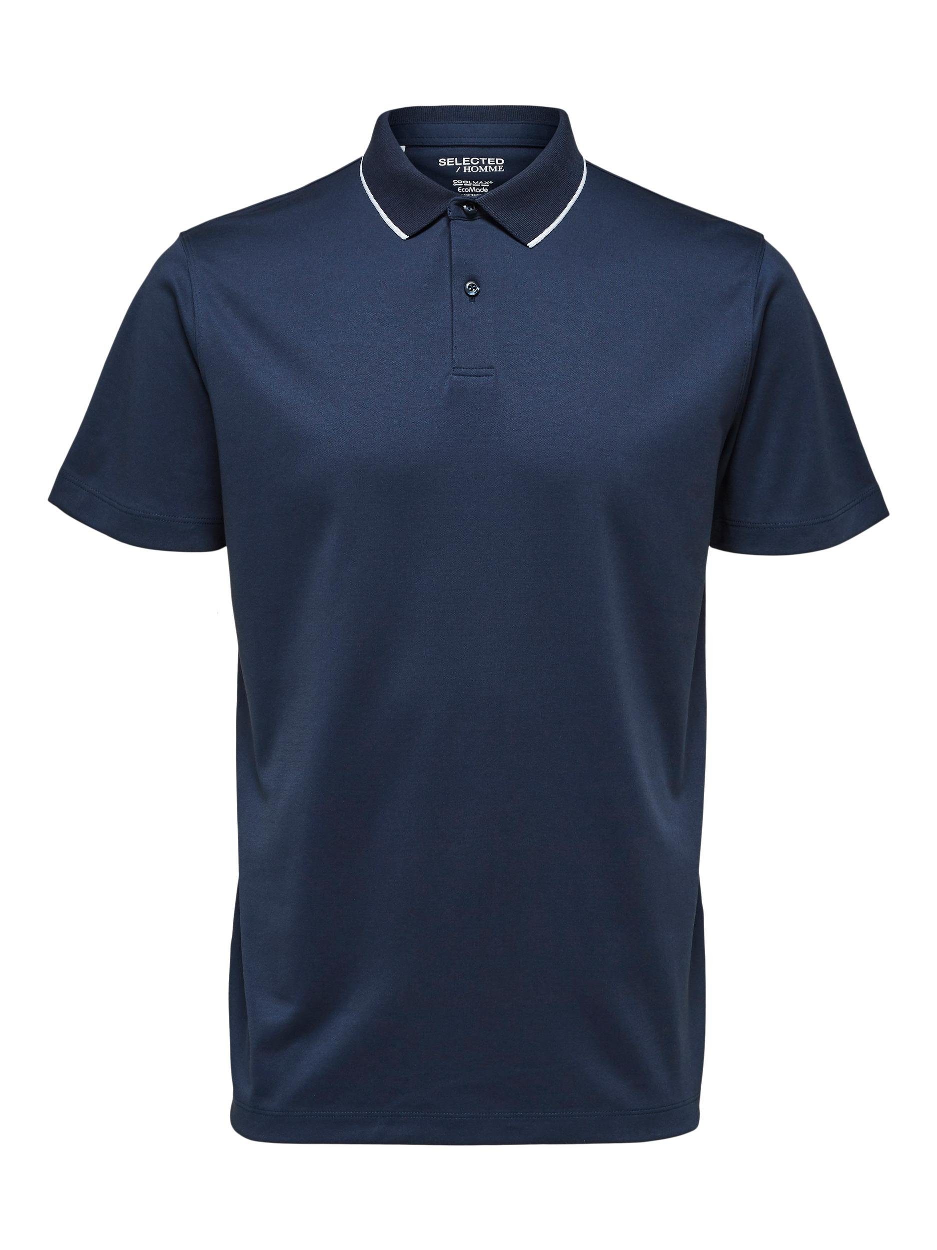 SELECTED HOMME Poloshirt SLHLEROY COOLMAX SS POLO NOOS