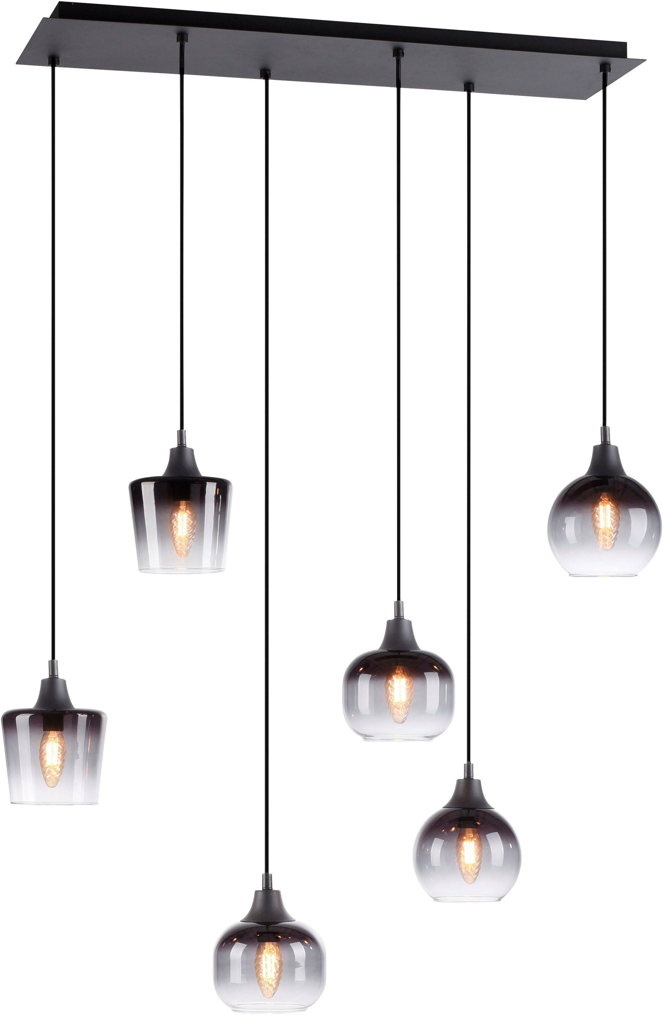 JUST LIGHT Pendelleuchte ZEA, ohne Leuchtmittel günstig online kaufen