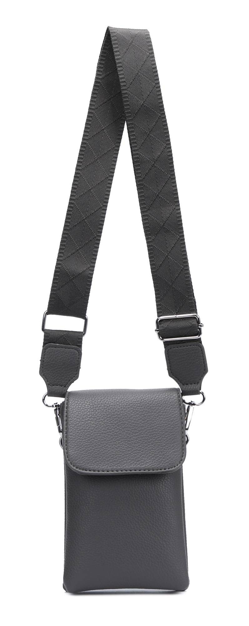 Geldbörse Damen Tasche Handytasche Brusttasche Crossbody Umhängetasche Crossover
