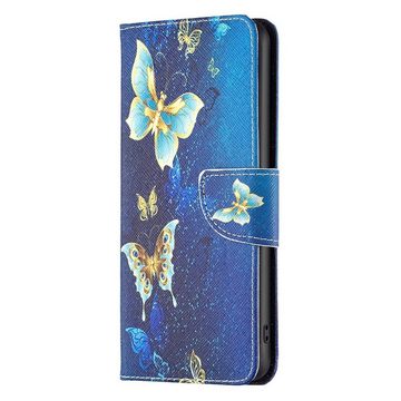 Wigento Handyhülle Für Xiaomi Redmi 13C Kunstleder Handy Tasche Hülle Book Motiv 2 Case