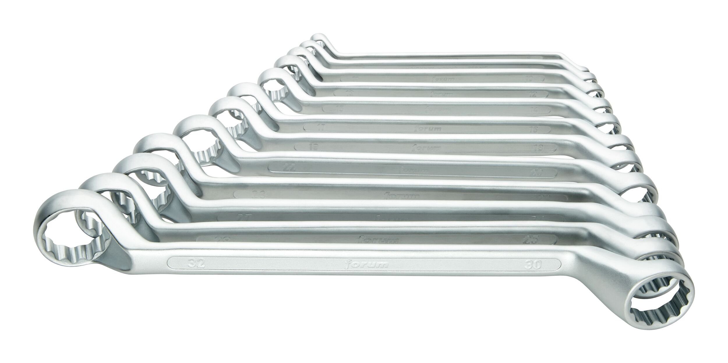 forum® Ringschlüssel (12 St), Doppelringschlüssel-Satz D838 12tlg. 6-32 mm